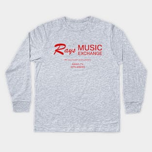 Ray's Music Exchange. Kids Long Sleeve T-Shirt